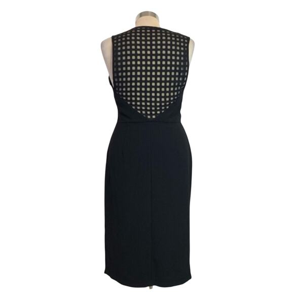 Asos faux wrap draped cut out back dress - Picture 3 of 6